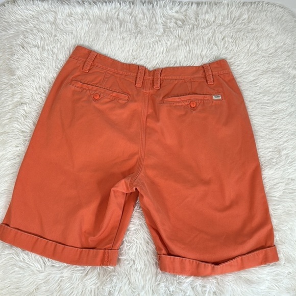 Vans Coral/Orange Denim Style Shorts - Picture 6 of 8